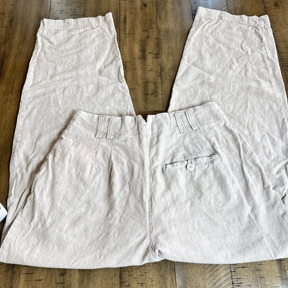 Free People Cream Textured Pants - Picture 9 of 13